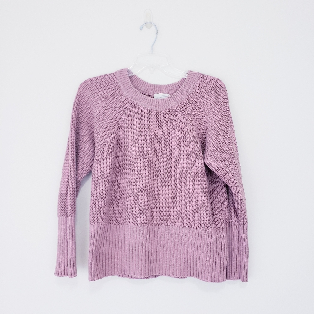 Universal Thread Chunky Knit Purple Pink Sweater Size Large